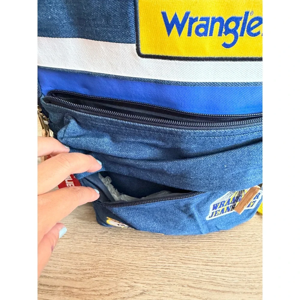 Boys denim backpack wrangler rodeo 17